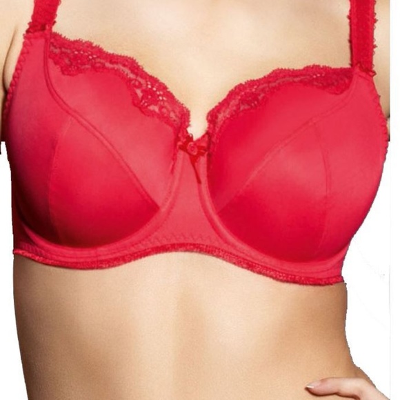 Freya Other - Freya Antoinette Balconette Bra Red 30HH 3925